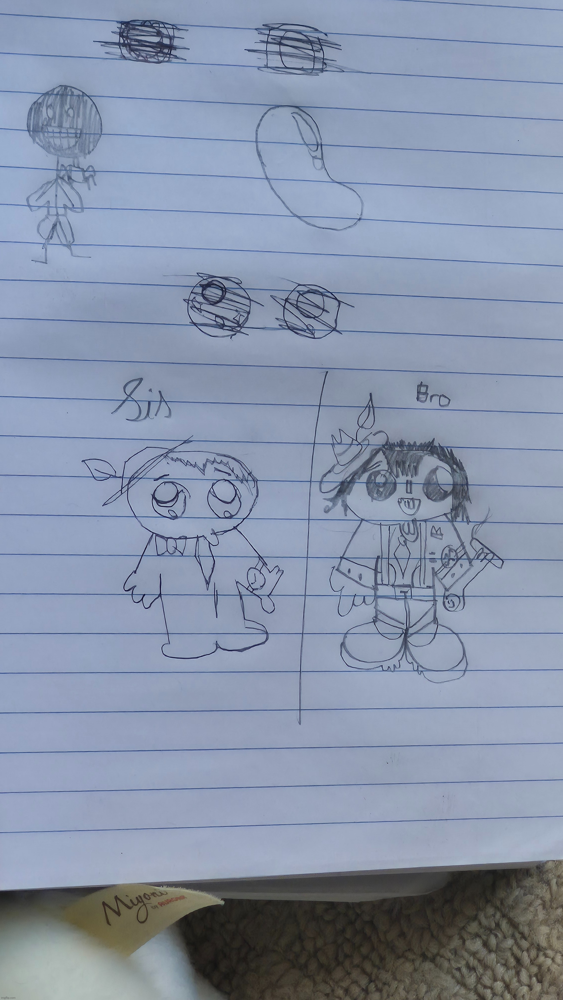 The right one is mine the left one is from my sis | made w/ Imgflip meme maker