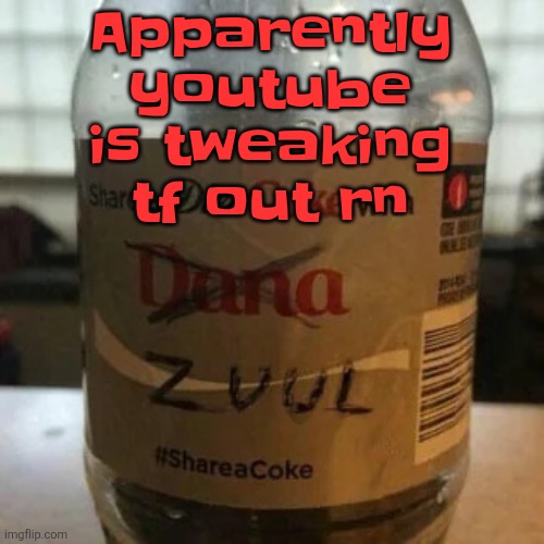 there is no diet, only zero | Apparently youtube is tweaking tf out rn | image tagged in there is no diet only zero | made w/ Imgflip meme maker