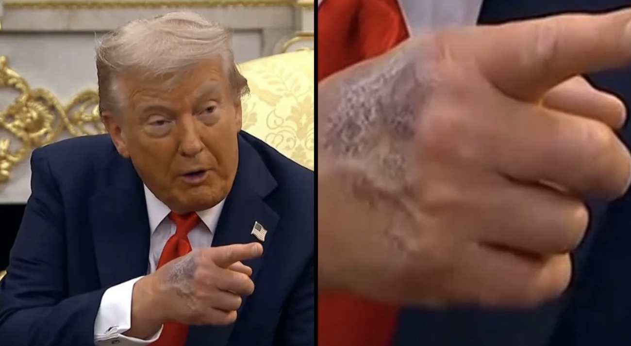 trump hand Blank Meme Template