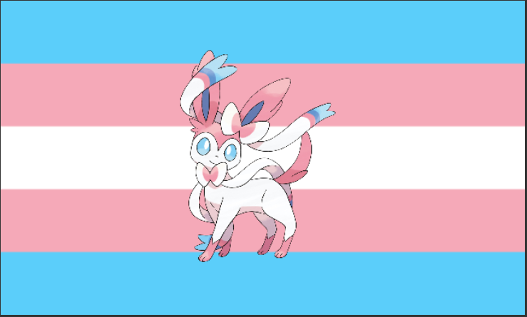 High Quality Sylveon Flag Blank Meme Template
