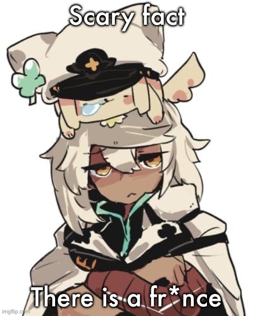 Ramlethal guilty gear | Scary fact; There is a fr*nce | image tagged in ramlethal guilty gear,france | made w/ Imgflip meme maker