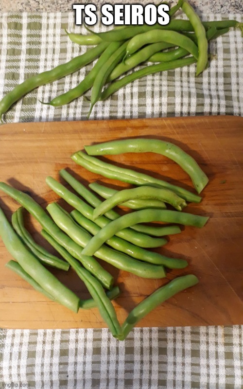 Green beans | TS SEIROS | image tagged in green beans | made w/ Imgflip meme maker