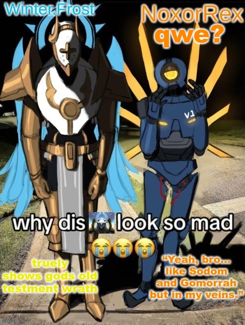 Nox and Frost's temp | qwe? | image tagged in nox and frost's temp | made w/ Imgflip meme maker