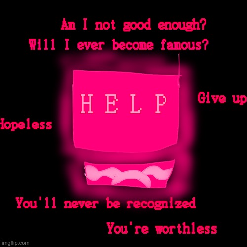 Mr. Lite's Anxiety | image tagged in btw no one else can hear this,only he can | made w/ Imgflip meme maker