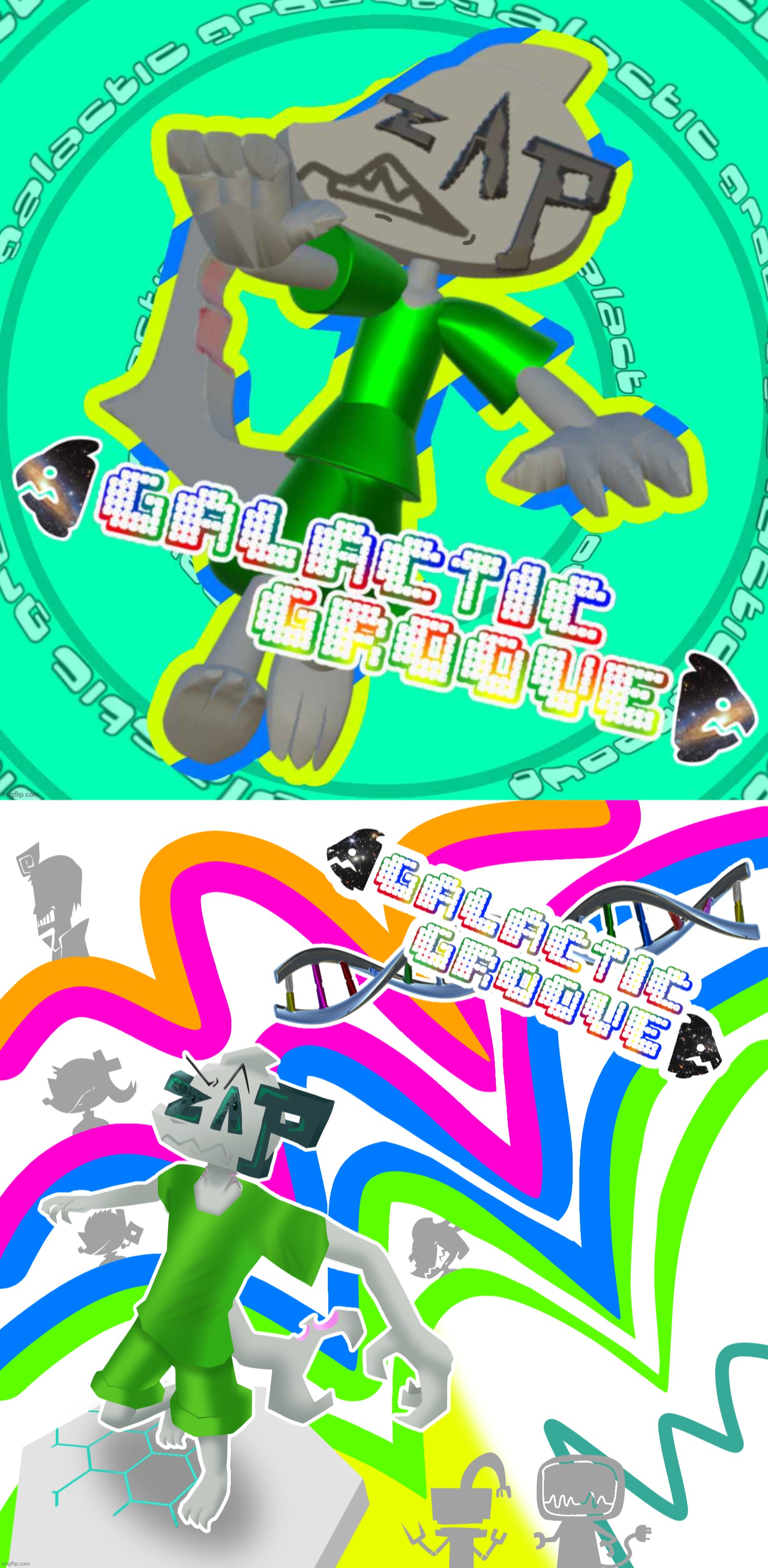 I LWK SAVED IT???? (bottom one is the new one) | image tagged in galactic groove | made w/ Imgflip meme maker