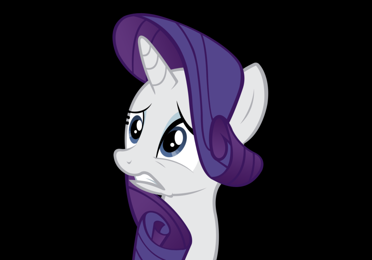 Scared Rarity Blank Meme Template