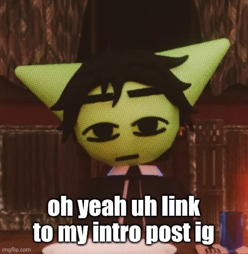 vrochacho what | oh yeah uh link to my intro post ig | image tagged in vrochacho what | made w/ Imgflip meme maker