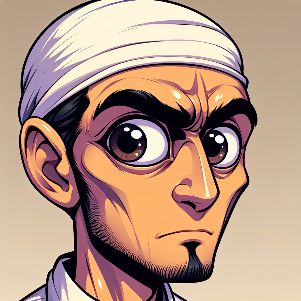 uncanny man staring straight forward Blank Meme Template
