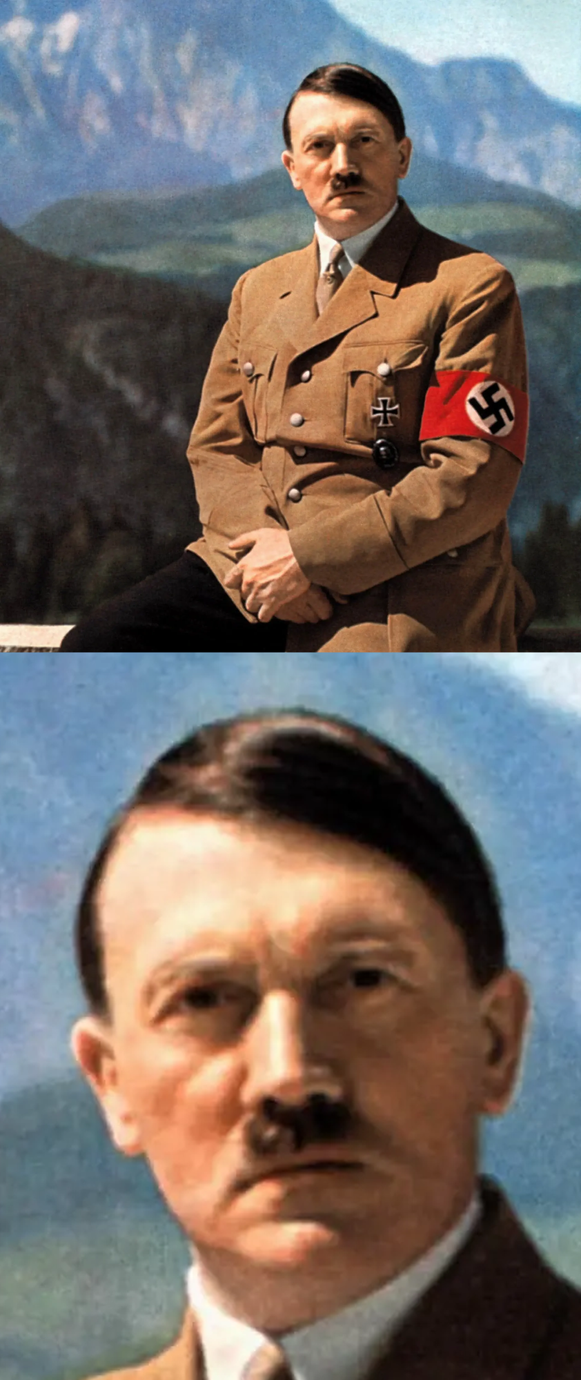 Hitler Warning Blank Meme Template