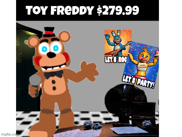 Meet my 2nd animatronic for Spirit Halloween 2026. Credit to Scott games. | image tagged in spirit halloween,2026,spirit midnight masque theater,animatronic,ideas,fnaf | made w/ Imgflip meme maker