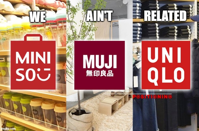 why do they look so similar | AIN'T; RELATED; WE | image tagged in japan,funny,relatable,msmg | made w/ Imgflip meme maker