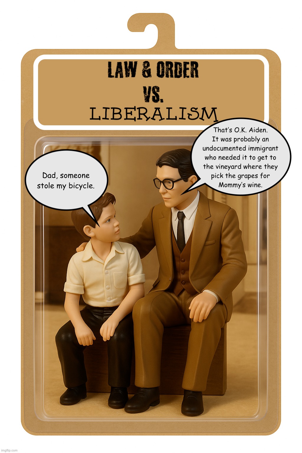 Libs Rationalize Everything | image tagged in law and order,trump,immigrants,illegals | made w/ Imgflip meme maker