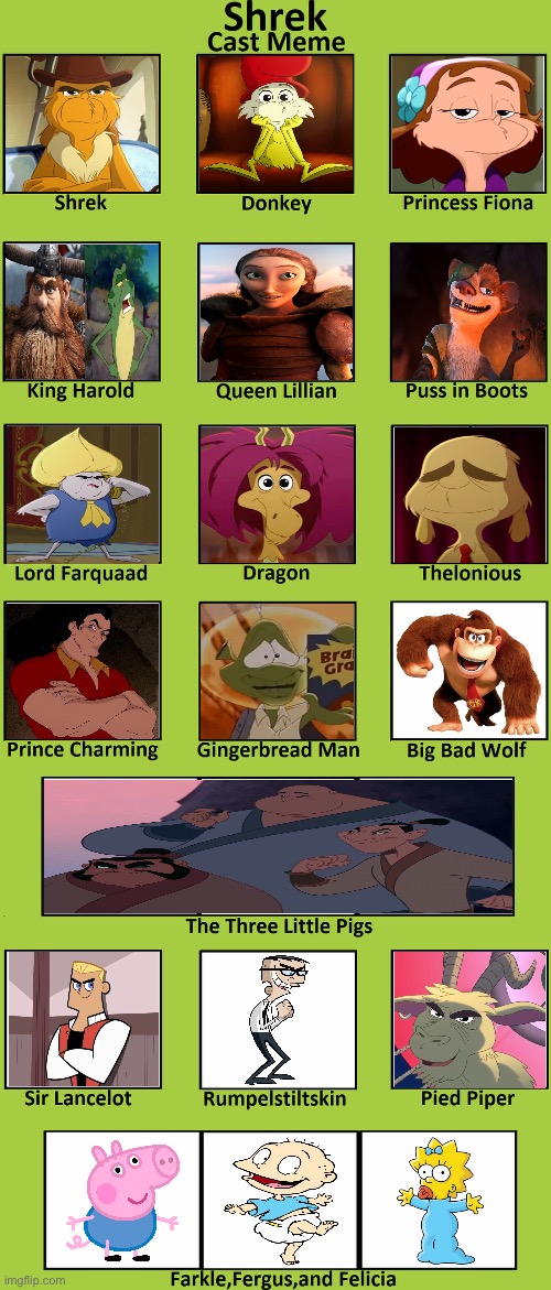 Guy-Am-I (Shrek) | image tagged in shrek cast meme | made w/ Imgflip meme maker