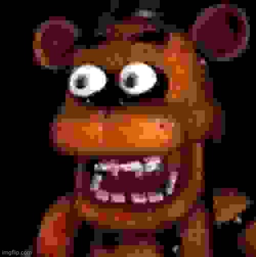 Shocked Freddy better | image tagged in shocked freddy better | made w/ Imgflip meme maker
