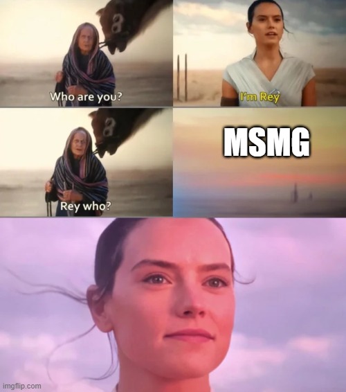 Rey Who? | MSMG | image tagged in rey who | made w/ Imgflip meme maker