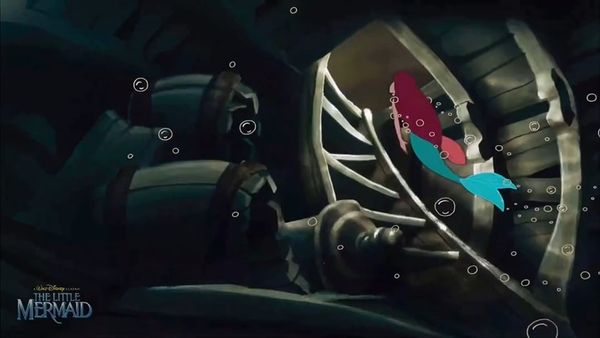 ariel goes up Blank Meme Template