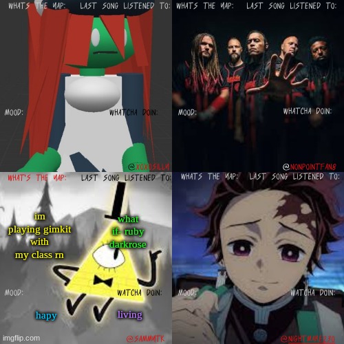 TLSM shared temp | what if- ruby darkrose; im playing gimkit with my class rn; hapy; living | image tagged in tlsm shared temp | made w/ Imgflip meme maker