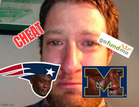 Dave Portnoy meme | CHEAT | image tagged in memes,college football,ohio state buckeyes,pittsburgh steelers,patriots,michigan sucks | made w/ Imgflip meme maker