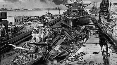 damaged battle ship Blank Meme Template