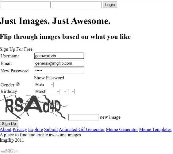 i found this site called 'imgflip' imma check it out | made w/ Imgflip meme maker