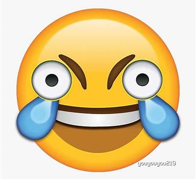 Cursed Laughing Emoji Blank Meme Template