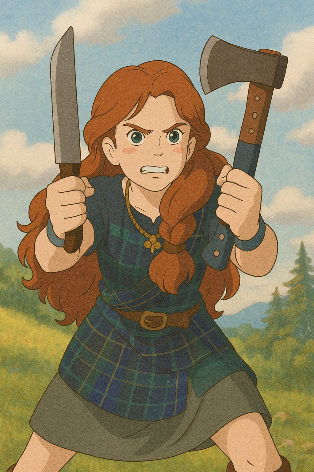 Lass of Lochee Blank Meme Template