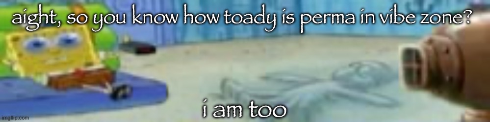 probably silver mod abusing | aight, so you know how toady is perma in vibe zone? i am too | image tagged in spon | made w/ Imgflip meme maker