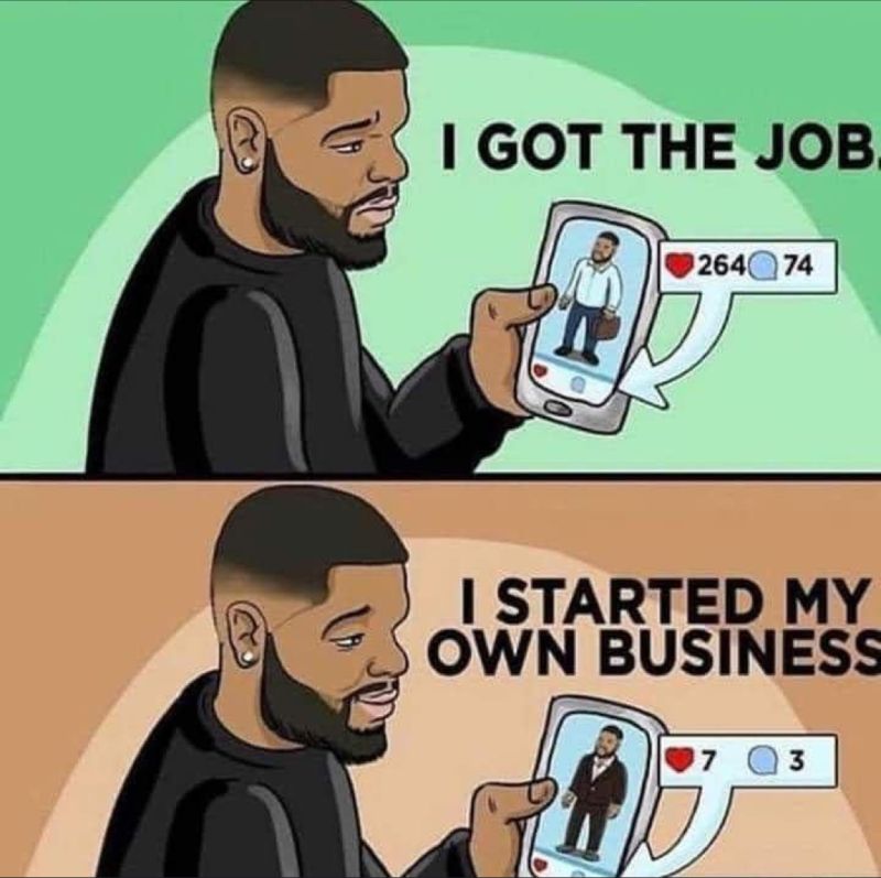 Social media likes Blank Meme Template