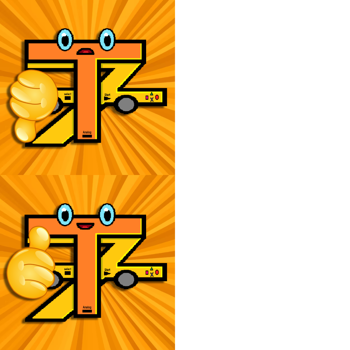 T 7ODA DRAKE MEME Blank Meme Template