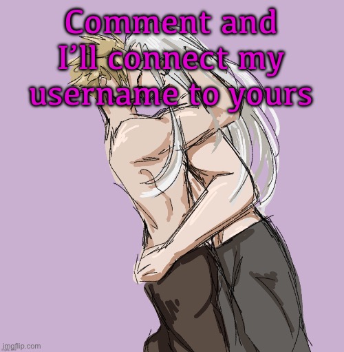 Cloud X Sephiroth (Thank you Disco) | Comment and I’ll connect my username to yours | image tagged in cloud x sephiroth thank you disco | made w/ Imgflip meme maker