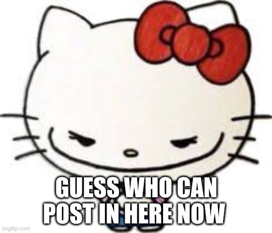 YAY shout out to .Light. | GUESS WHO CAN POST IN HERE NOW | image tagged in hehe | made w/ Imgflip meme maker