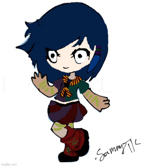 NAME IDEAS?? (should I draw her without the scars) | made w/ Imgflip meme maker