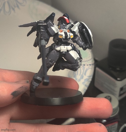 IT'S DONE! IT TOOK TWO DAYS BUT IT'S DONE!! CELL SHADED TALLGEESE MINI!!! | made w/ Imgflip meme maker