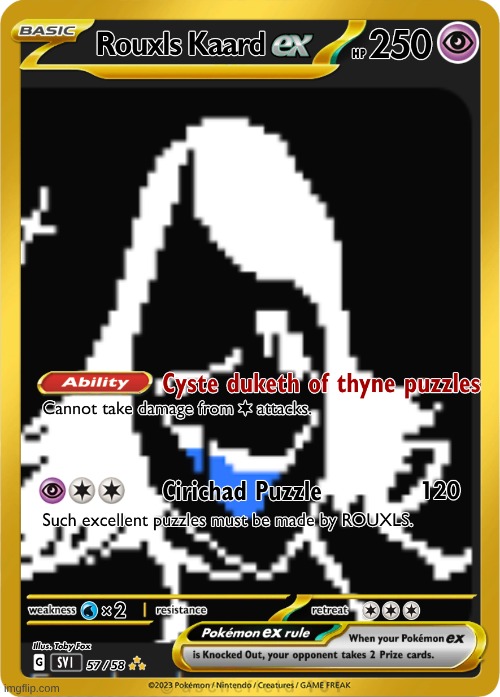 Rouxls Kaard EX | made w/ Imgflip meme maker