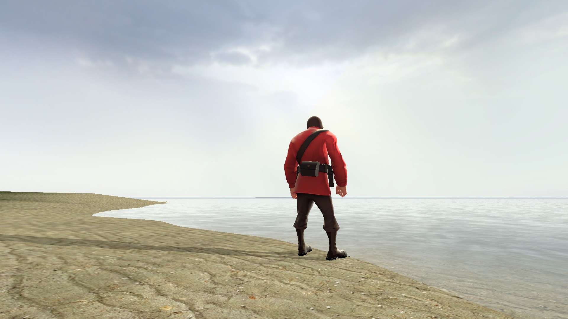 Soldier staring at nothing Blank Meme Template