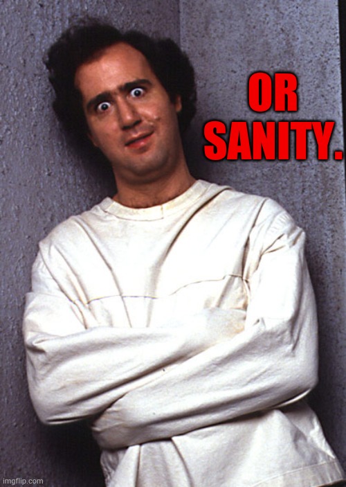 Crazy People | OR SANITY. | image tagged in crazy people | made w/ Imgflip meme maker