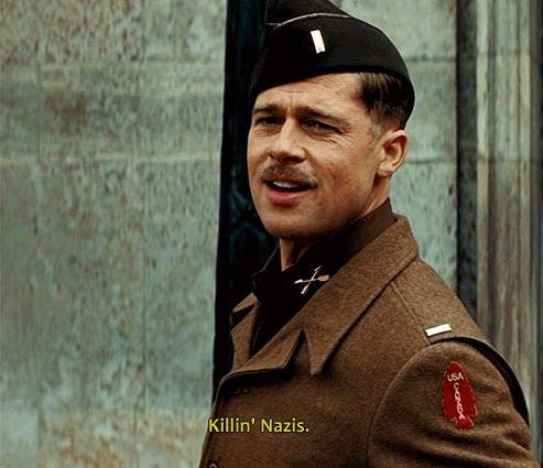 Aldo killing nazi's Blank Meme Template