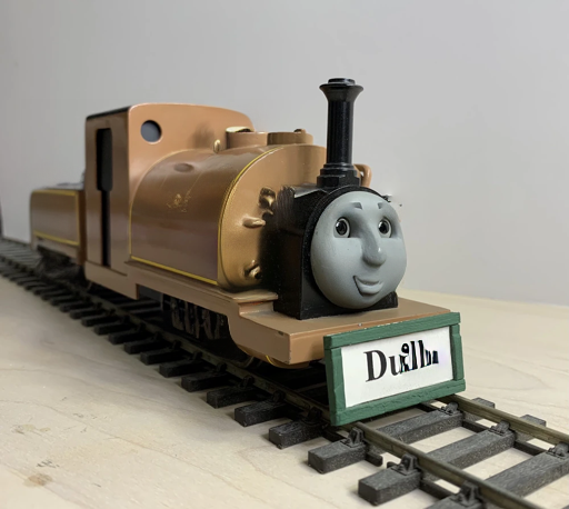 AI inpainting Duke the Lost Engine Blank Meme Template