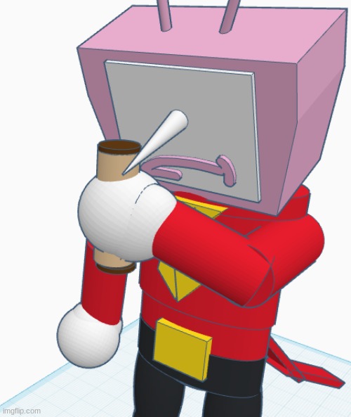 tennas a robot so he CANT eated it | made w/ Imgflip meme maker