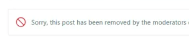 reddit mods remove message Blank Meme Template