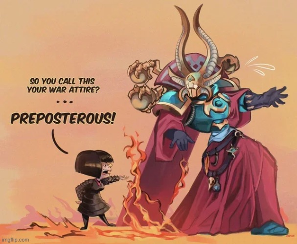 I fucking love edna mode | image tagged in memes,shitpost,warhammer40k,edna mode,no capes | made w/ Imgflip meme maker