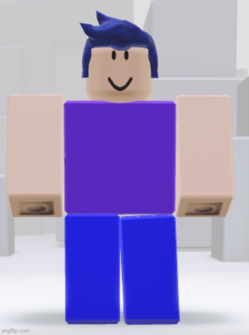 Probably my favorite avatar (i don’t think its retro because of the stud clothes i gave it) | image tagged in roblox | made w/ Imgflip meme maker