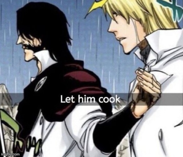 Let him cook | image tagged in let him cook | made w/ Imgflip meme maker
