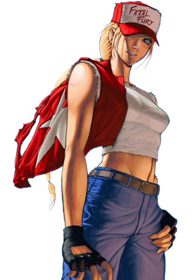 High Quality Female Terry Bogard Blank Meme Template