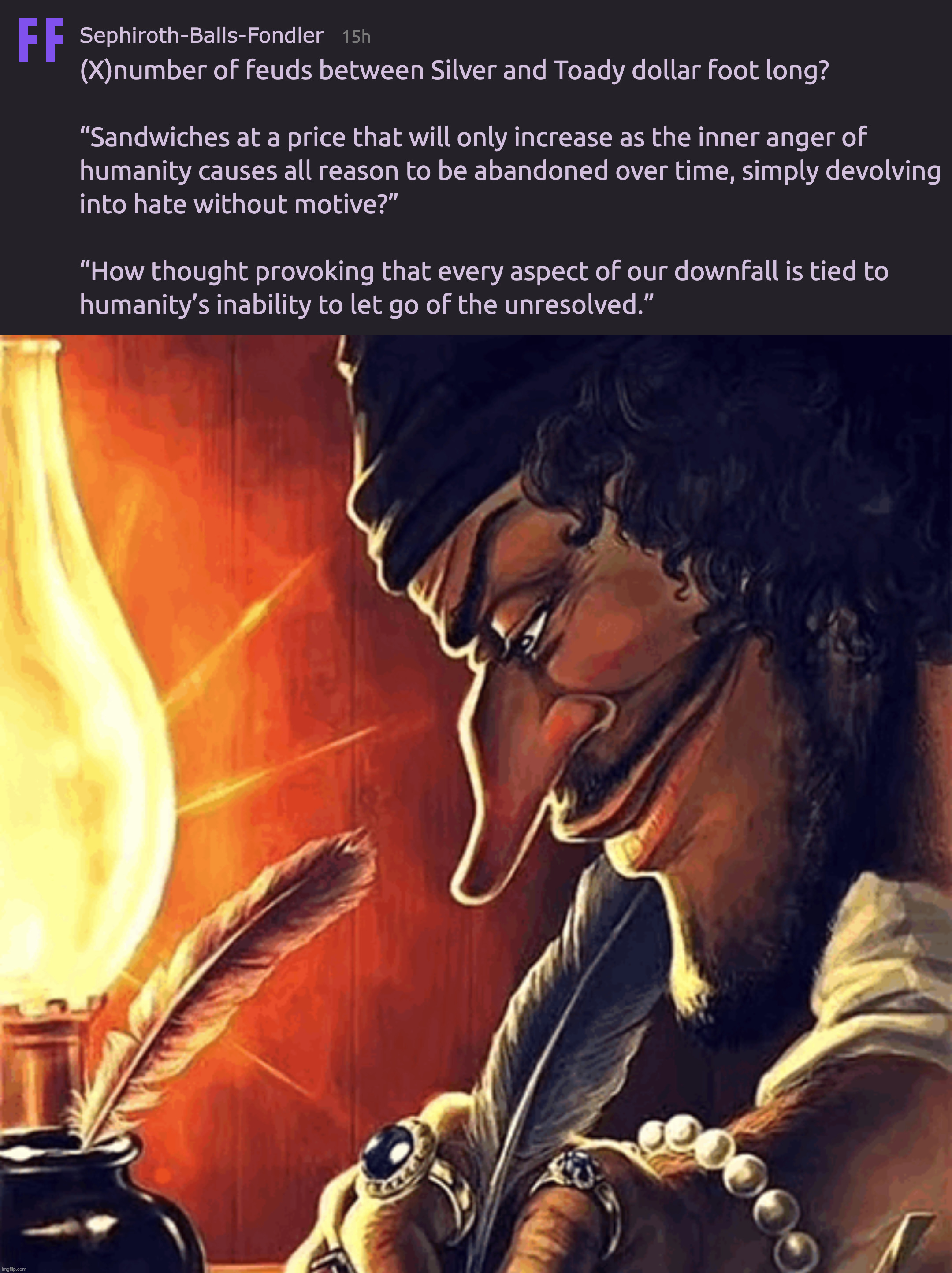 image tagged in blackbeard writing | made w/ Imgflip meme maker