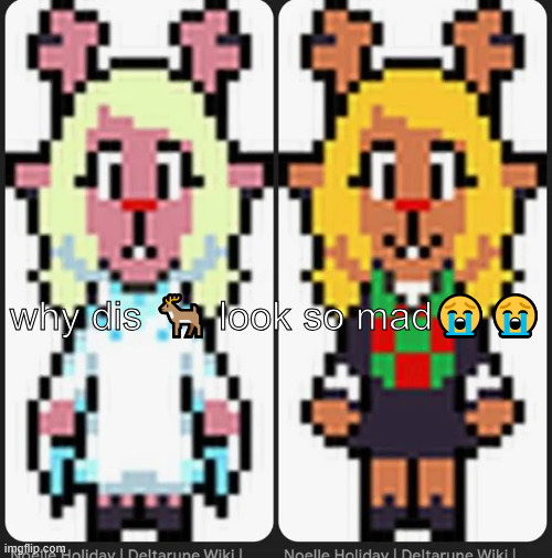 why dis 🦌 look so mad😭😭 | made w/ Imgflip meme maker