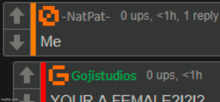 YOUR A FEMALIE?!?! | made w/ Imgflip meme maker