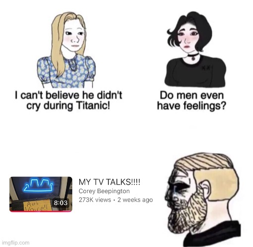 IYKYK | image tagged in chad crying,aceposting | made w/ Imgflip meme maker
