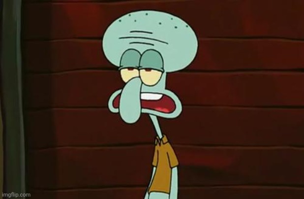 The text is invisible | No Patrick, nosey is just a prop and not a real animatronic | made w/ Imgflip meme maker