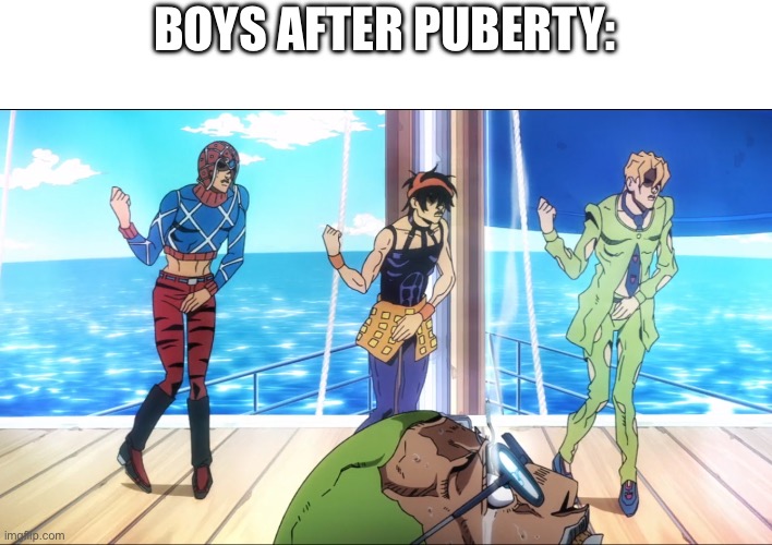 torture dance | BOYS AFTER PUBERTY: | image tagged in torture dance | made w/ Imgflip meme maker